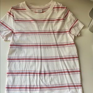 Cute striped Short sleeve tee